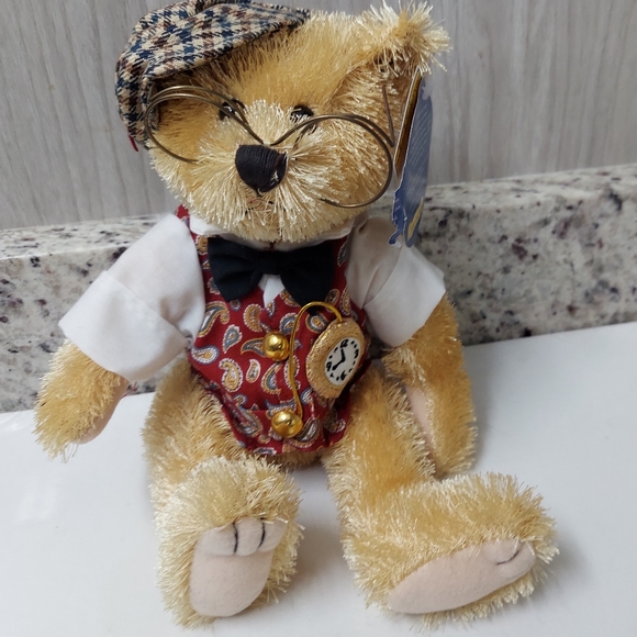 Brass Button Collection Bears Bentley The Bear Of Wealth - Picture 1 of 4